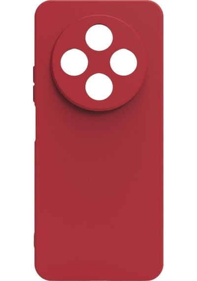 Xiaomi Redmi 14c Kılıf Kamera Korumalı Silikon Rubber Arka Kapak Kırmızı