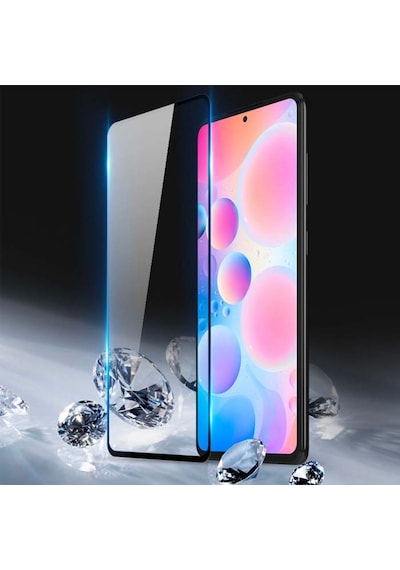 Dux Ducis Redmi Note 10 Pro Tempered Cam 9D Full Ekran Koruyucu Siyah