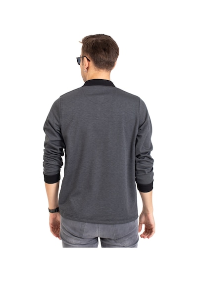 Erkek Orta Yaş ve Üzeri Polo Yaka Cepli Uzun Kollu Fitilli Mevsimlik Sweatshirt 1219-Füme-Füme Erkek Orta Yaş ve Üzeri Polo Yaka Cepli Uzun Kollu Fitilli Mevsimlik Sweatshirt 1219-Füme-Füme