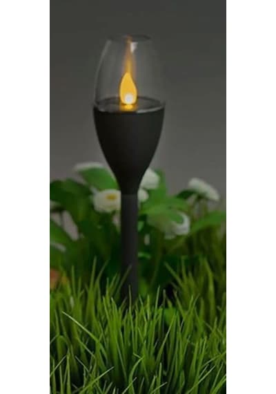 Bahçenizi Büyüleyici Bir Atmosferle Aydınlatın 8 Adet : Güneş Enerjili Mum Saplamalar -