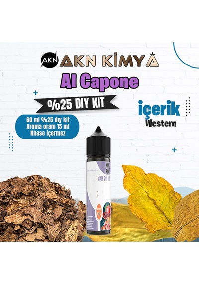 Capone Yoğun Dıy Kit Gıda Aroması %25 Oranda Aroma İçerir Hazır Değildir 60 Ml