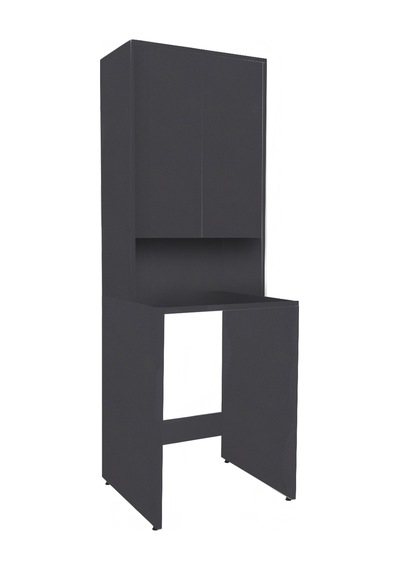 Çamaşır Makinesi Dolabı Antrasit 193X67X62 Cm Antrasit