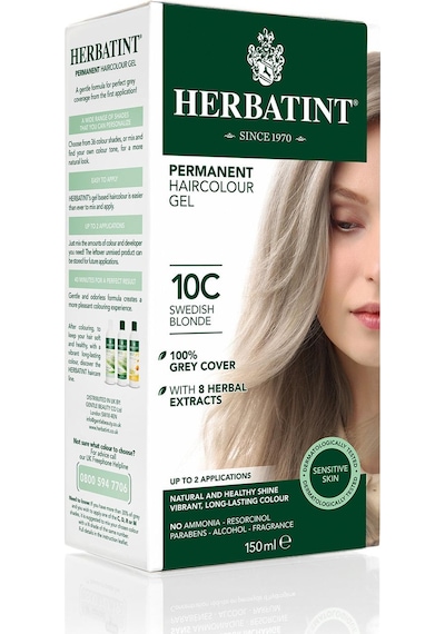 Herbatint 10C Bitkisel Saç Boyası Swedish Blonde Isveç Sarısı 150 (551506062)