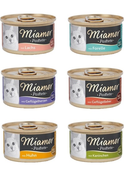 Miamor Pastete 6 Çeşit Karma Kedi Konserve 6 x 85 G