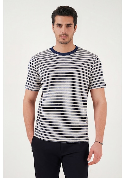 Buratti Erkek T Shirt 5904027 İndigo İndigo