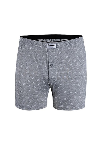 6 Adet Yıldız Erkek Taşma Lastik Desenli Penye Boxer Short 43