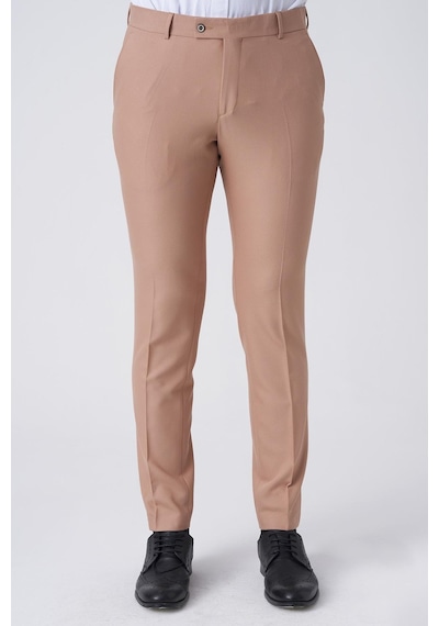 White Stone Alcácer Do Sal P1025 Slim Fit Kumaş Pantolon Bej Bej