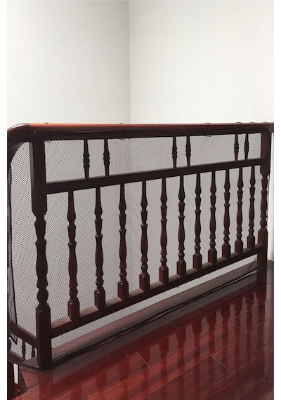 Siyah Merdiven Balkon Filesi Bebek Çocuk Ve Evcil Hayvan Koruma Güvenlik Filesi 2.35mt X 75cm