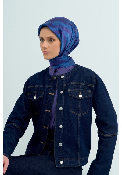 Armine Saf İpek Sura Eşarp 9525d 87 Mor