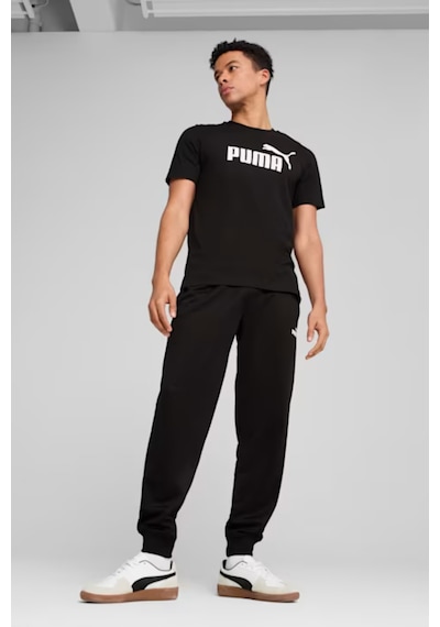 Puma Essentials No. 1 Logo Tee Erkek Siyah Kısa Kollu Tişört 682532 01 SIYAH