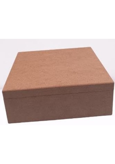 Hobi 90028 Dekoratif Model Takı Kutusu Bölmeli Ahşap Ham Mdf El Yapımı Diğer