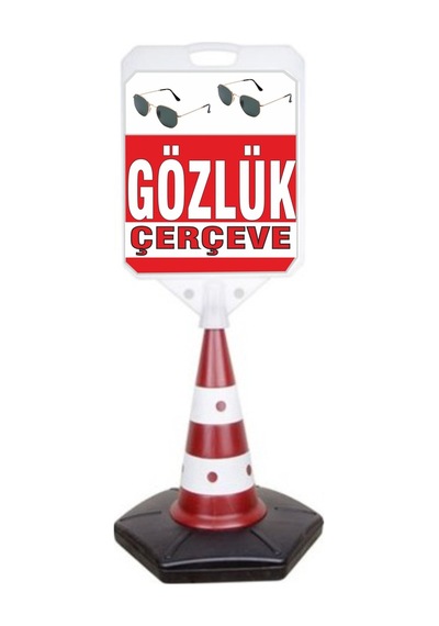 Gözlük Temalı Reklam ve Uyarı Dubası