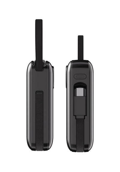 Dexim 10.000 Mah 45w Lightning Type-c Kablolu Hızlı Taşınabilir Güç Kaynağı Şarj Cihazı Dca0070 Siyah