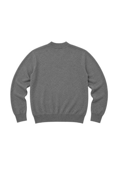 Battalmoda Erkek Büyük Beden Füme Yarım Balıkçı Triko Kazak 3xl-4xl-5xl-6xl