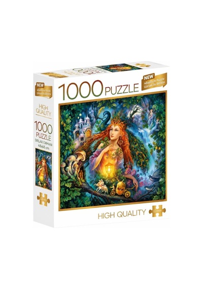 Sırlar Ormanı Temalı 1000 Parça Puzzle Yüksek Baskı Kaliteli Eğlenceli 48 X 68 Cm Yapboz