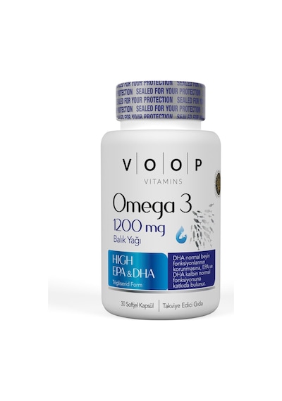 Voop Omega 3 1200 Mg 30 Kapsül - 2 Adet Tarı