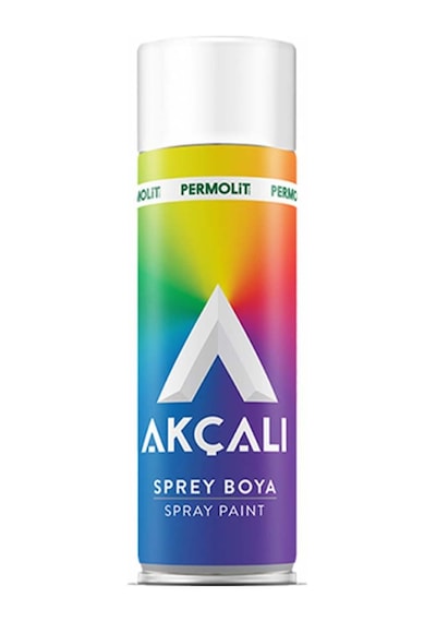 Sprey Boya Akçalı Düz Renkler 400 Ml - Parlak Siyah 312 Nefti Yeşil