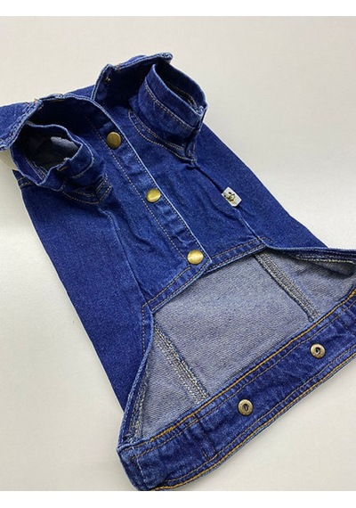 Denim Kedi Köpek Kot Ceket