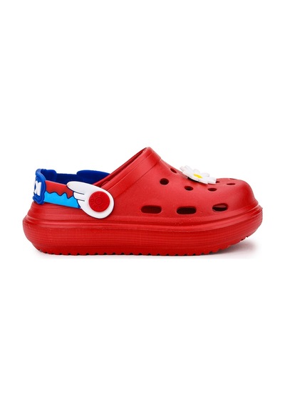Kiko Kids Twg 755-1 Plaj Havuz Eva Kız Çocuk Terlik Kırmızı