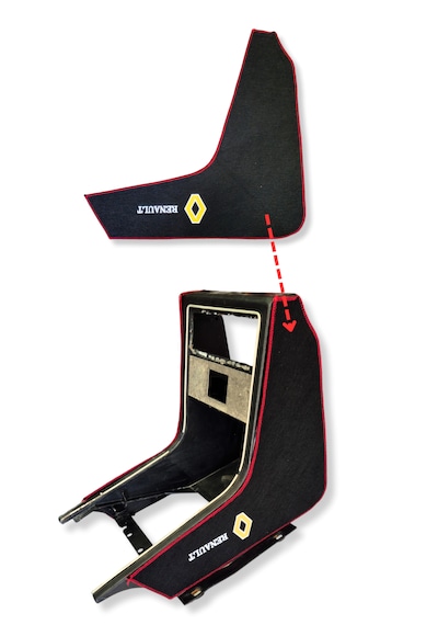 Renault 12 Toros Torpido Orta Konsol Koruma Halısı Renault Toros Vites Konsol Yan Kaplama Kumaşı