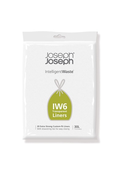 Joseph Joseph 30118 Iw6 30 Litre Çöp Torbası 40'li Paket Şeffaf, Şeffaf