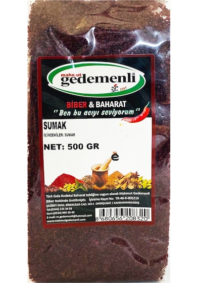 Gedemenli Sumak 500 G