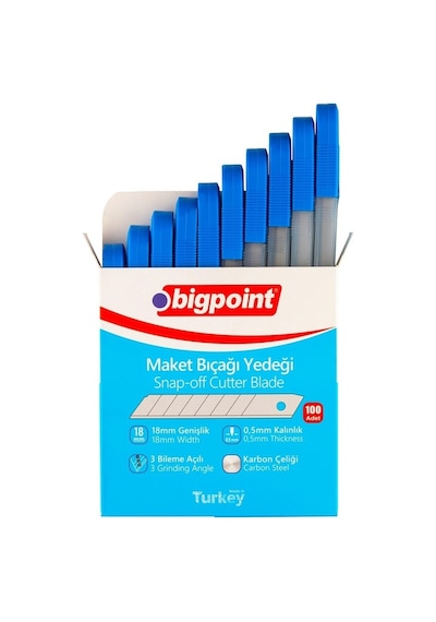 Maket Bıçağı Yedeği Geniş 18mm
