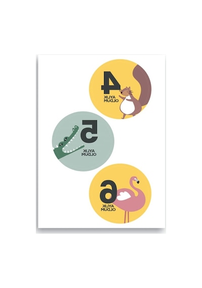 Bebek Sticker Seti - Eğlenceli Ve Yaratıcı Tasarımlar Abanoz