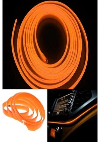 Turuncu 5 Metre Neon Ip Torpido Neon Şerit Ledi