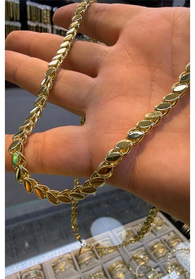Arpa 60 Cm Kadın Kolye Altın