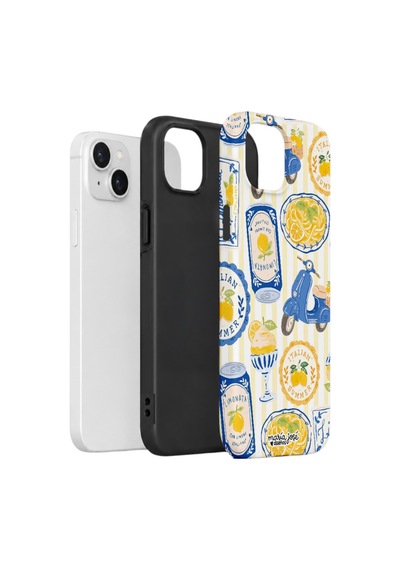 Apple iPhone Uyumlu 13 Vorian Çift Katmanlı Kılıf Italian Tableware