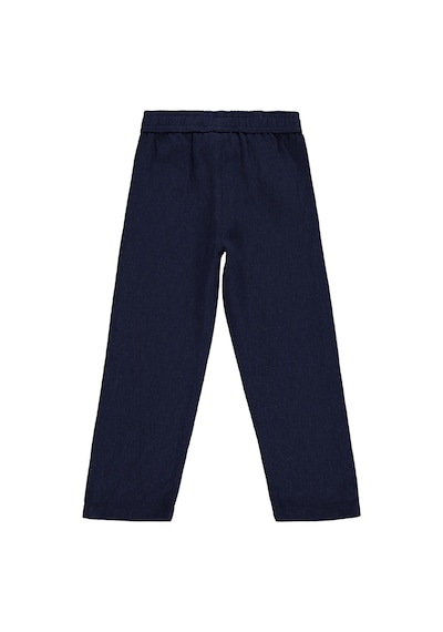 Civil Boys Kendinden Desenli 10-13 Yaş Pantolon - Lacivert