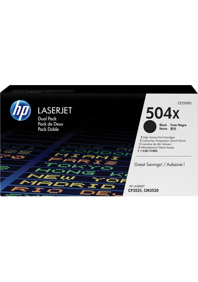 Hp 504X Ce250Xd Siyah Toner Yüksek Kapasiteli
