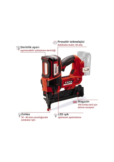 Professional Akülü Zımba Makinesi Fıxetto 18/40 S 4257785