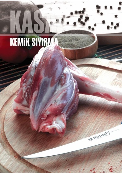 Fibrox Kaymaz Saplı Düz Kasap Kemik Sıyırma Bıçağı 15 Cm Hulusi - Drita Bıçak 16mm X 150mm X 2.5mm 10351.15