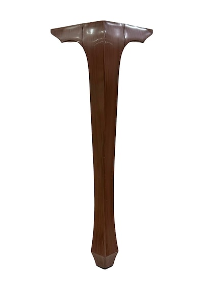 Cateksss 74 Cm Lükens Ayak Ahşap - 30 Lu Paket Siyah