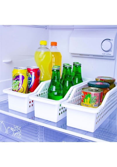 Çok Amaçlı Plastik Dolap Içi Düzenleyici Saklama Kutusu Organizer Sepet 34 13 Diğer