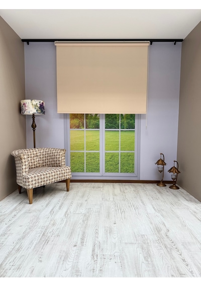 Donatti Stor Perde İthal Mat Polyester Koyu Krem P1100 Koyu Krem