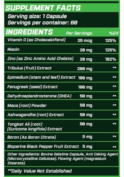 Grimlabs Sinister Testosterone Booster 60 Servıngs Grimlabs Sinister Testosterone Booster 60 Servıngs