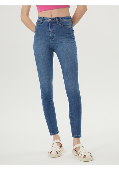 Natalie Skinny Fit Kadın Pantolon Lacivert