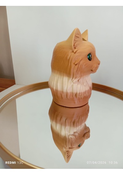 Kedi Figürlü Kalemlik Çok Renkli