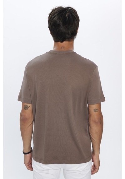 Tudors Unisex Relax Fit Rahat Kesim Pamuk Yumuşak Dokulu Basic Kahverengi Bisiklet Yaka Tişört-31719-kahverengi Kahverengi Tudors Unisex Relax Fit Rahat Kesim Pamuk Yumuşak Dokulu Basic Kahverengi Bisiklet Yaka Tişört-31719-kahverengi Kahverengi