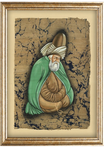 Sinan Grafik Stn-5700 Mevlana Celaleddin Rumi 33x44 Cm