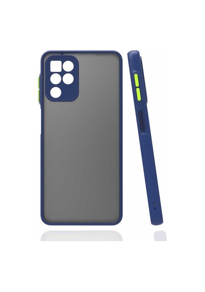 Zore Galaxy A22 4g Kılıf Nvth Hux Kapak - Lacivert