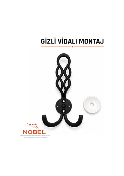 Örgü Portmanto Askısı, Metal Vestiyer Askısı, Altin, Duvar Ve Dolap Askılığı 5'li Set Vidalı Altın