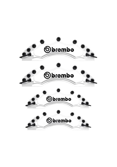 Alfa Romeo 147 Uyumlu Brembo Beyaz Kaliper Kapağı 4 Parça Ön Arka Set