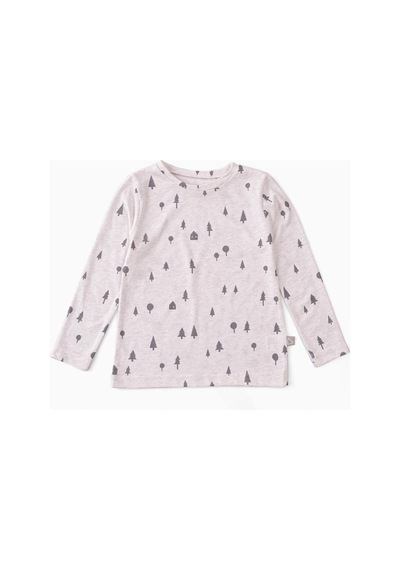 Boumini Bebek Ve Çocuk Pijama Takımı Çam Ormanı Bej