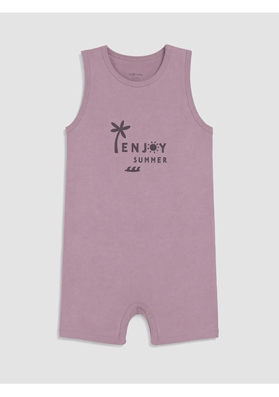 LC Waikiki Lcw Baby Bej Baskılı Erkek Bebek Tulum 2'li Lıght Beıge Prın