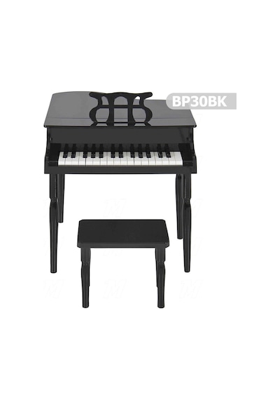 Çocuk İçin Ahşap Piyano Bp30bk Nota Sehpası ve Tabure