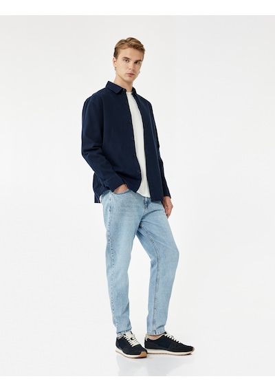 Koton Normal Bel Pamuklu Tapered Fit Jean Pantolon - Joe Jean Açık İndigo 6wam40113nd Açık İndigo Koton Normal Bel Pamuklu Tapered Fit Jean Pantolon - Joe Jean Açık İndigo 6wam40113nd Açık İndigo